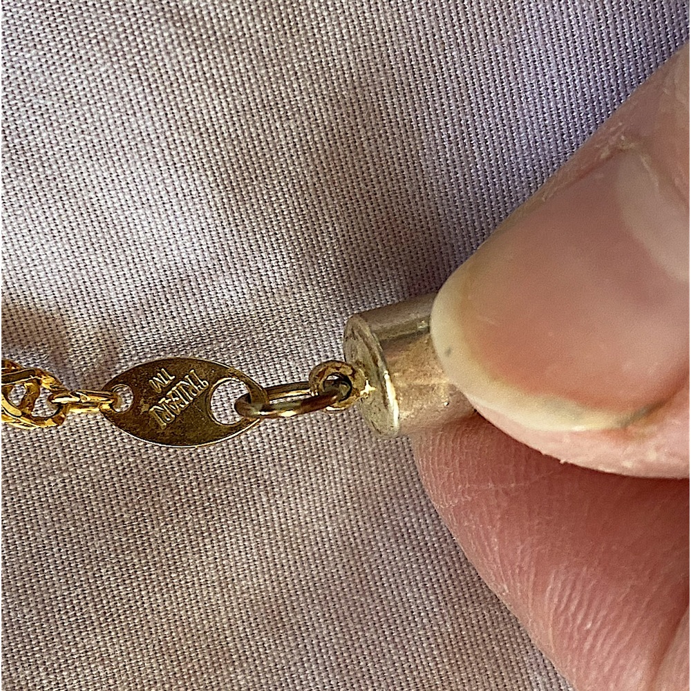 1940- This one of a kind Blue Vintage Ttrifari necklace and bracelet jewelry set